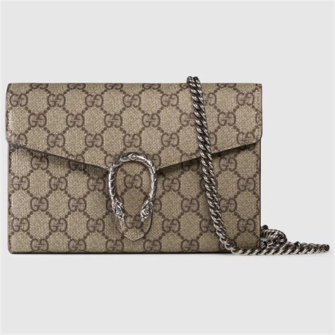 gucci dionysus wallet on chain black suede|Gucci gg supreme web wallet.